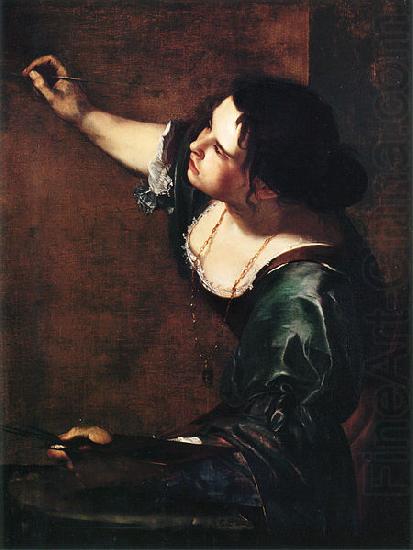 Artemisia  Gentileschi Allegory of Painting china oil painting image